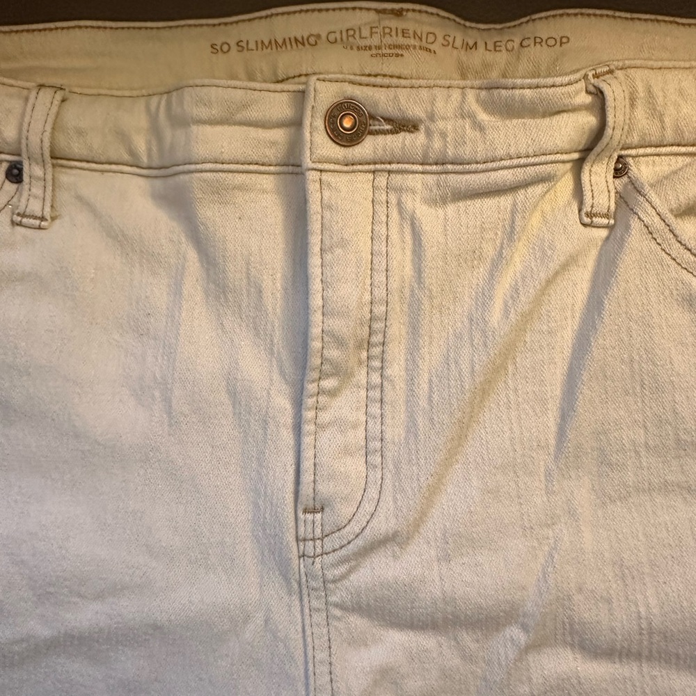 Chico’s So slimming CreamJeans - Picture 2 of 3